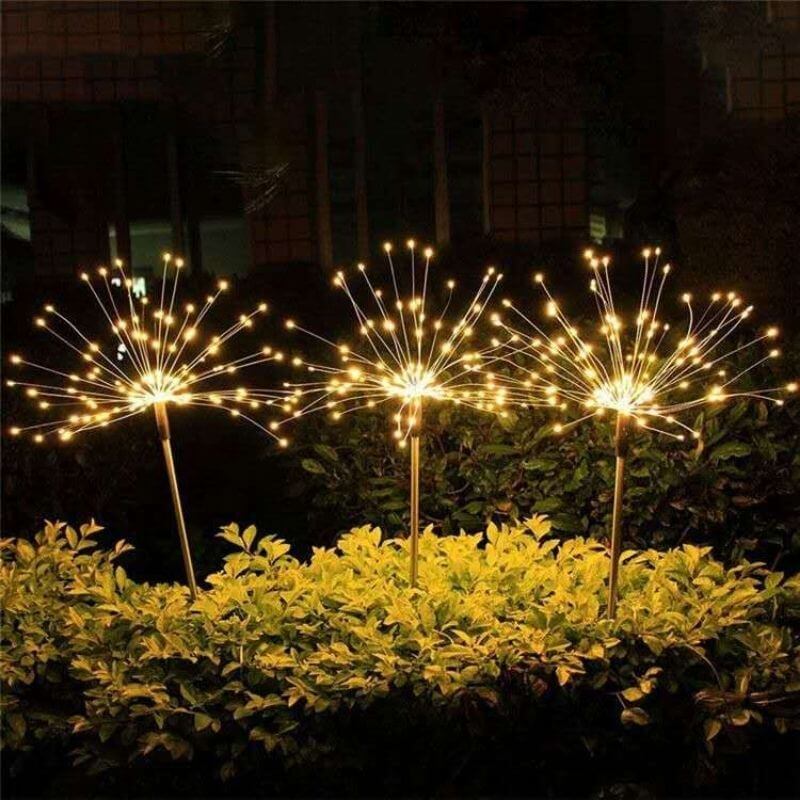 Waterproof Solar Garden Fireworks Lights