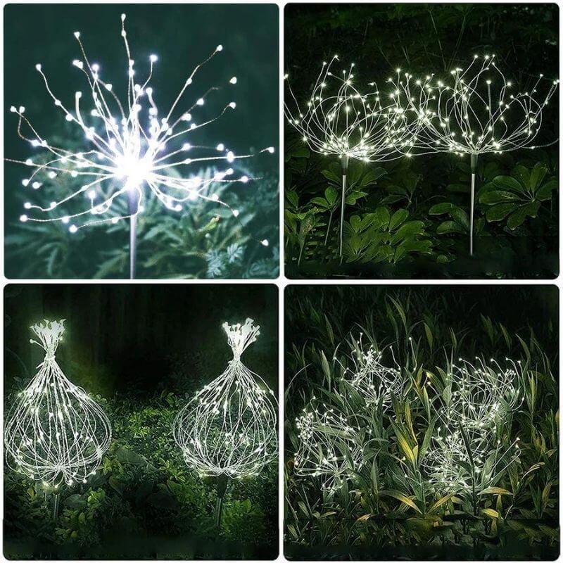 Waterproof Solar Garden Fireworks Lights