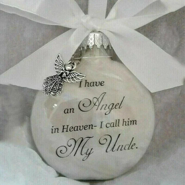 [Special Offer] Christmas Ornaments Feather Ball - Angel In Heaven Memorial Ornament