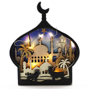 Wooden Mosque Carving Handcraft Gift