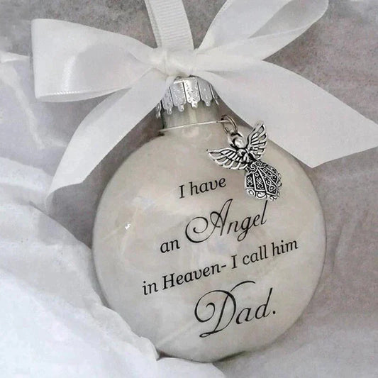 [Special Offer] Christmas Ornaments Feather Ball - Angel In Heaven Memorial Ornament