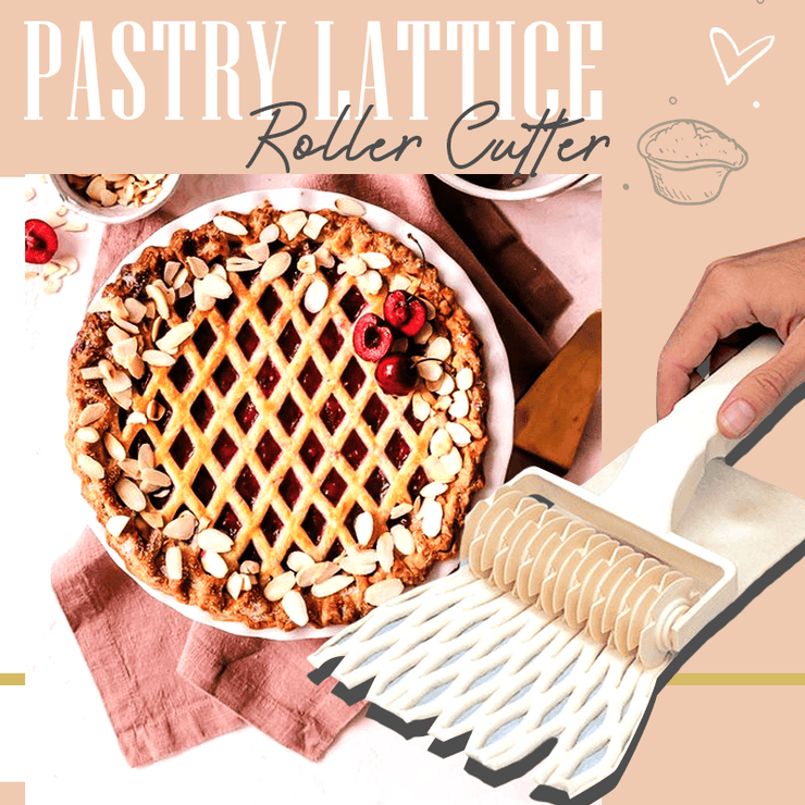 Pastry Lattice Roller Cutter & Pie Crust Wheel Set