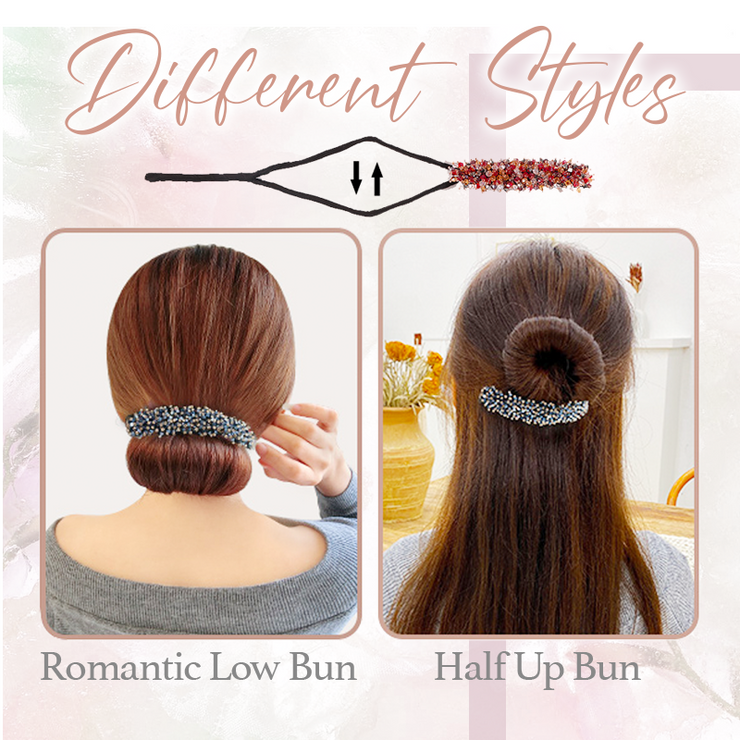 GlamBun™ Rhinestone Bun Maker