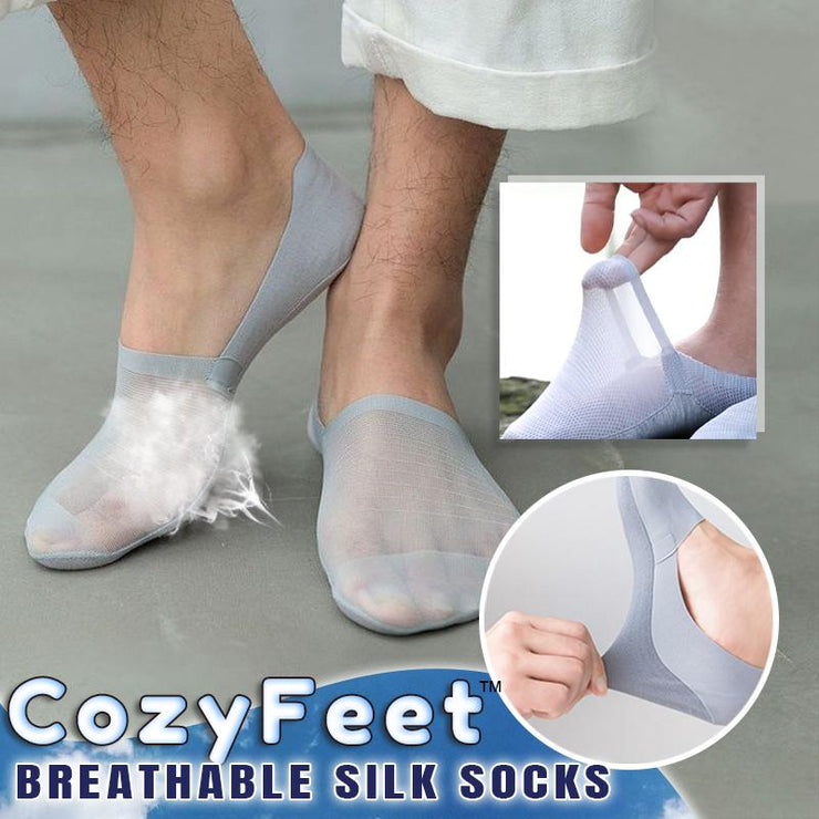 CozyFeet™ Breathable Silk Socks