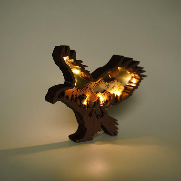 Eagle Carving Handcraft Gift