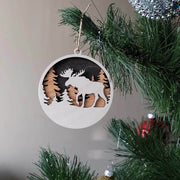 Wooden Handcraft Ornaments - Christmas Tree Pendants