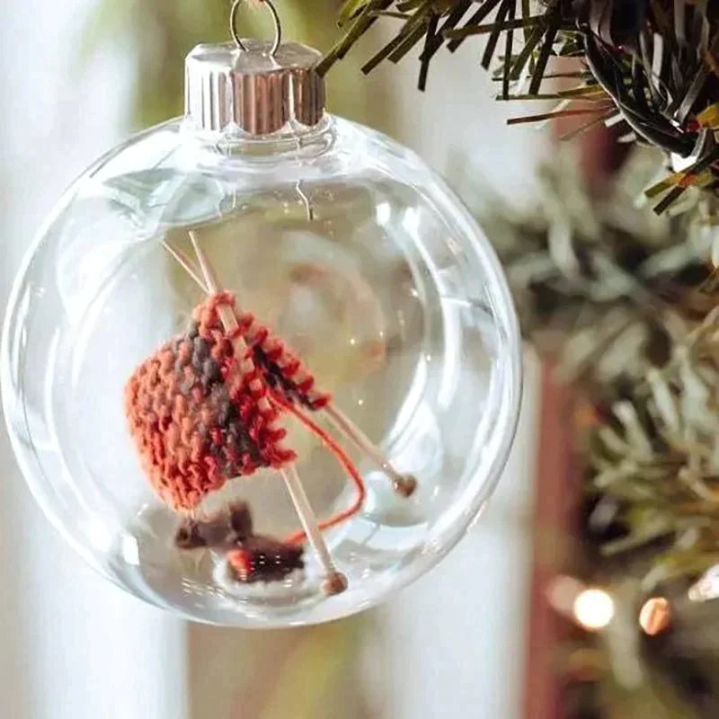 [Special Offer] Knitting Christmas Ornament, Knit Gift, Holiday Decor, Knitters Gift