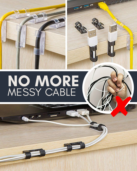 Self-Adhesive Cord Organizer