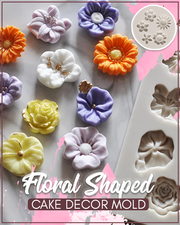 Floral Silicone Cake Décor Mold