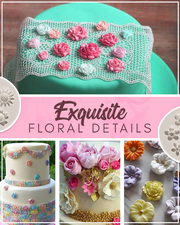 Floral Silicone Cake Décor Mold