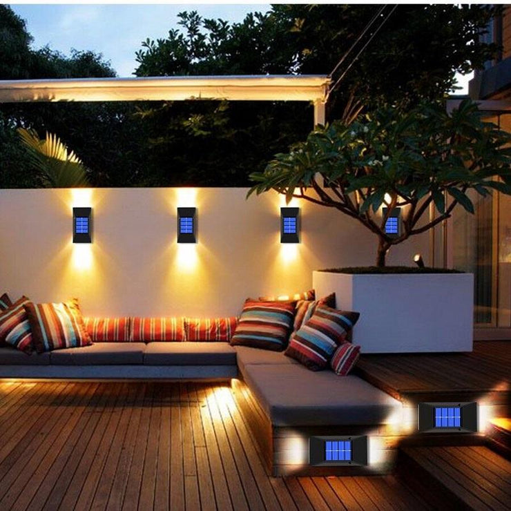 Solar Wall Lamp Outdoor Decoration Garden Courtyard Household Waterproof Wall Lamp