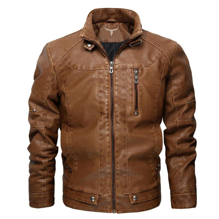 Premium Crusader Leather Jacket