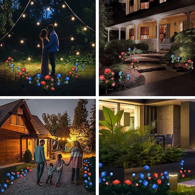 Solar Flower Stake Lights