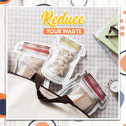 Reusable Mason Bottle Ziplock Bag (Set of 7)