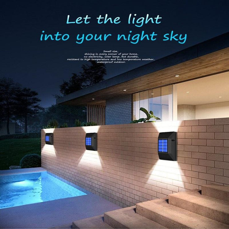 Solar Wall Lamp Outdoor Decoration Garden Courtyard Household Waterproof Wall Lamp