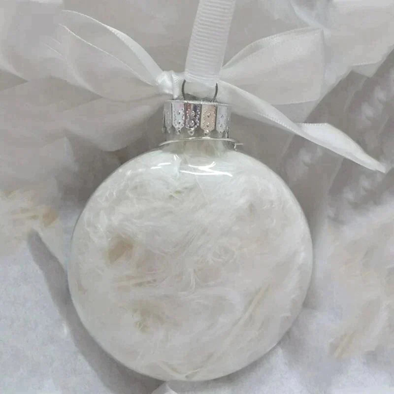 [Special Offer] Christmas Ornaments Feather Ball - Angel In Heaven Memorial Ornament