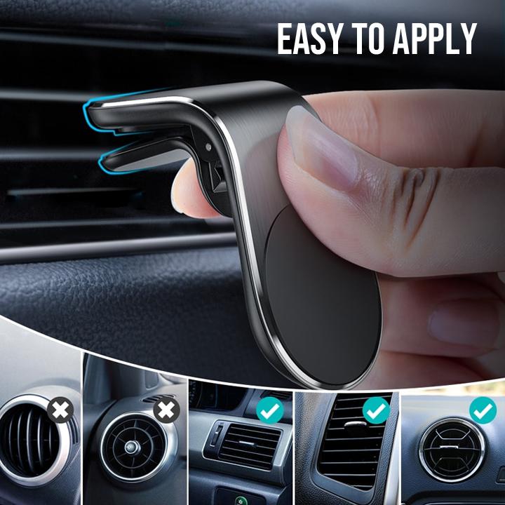 L-Shape Magnetic Car Phone Holder (50% OFF)