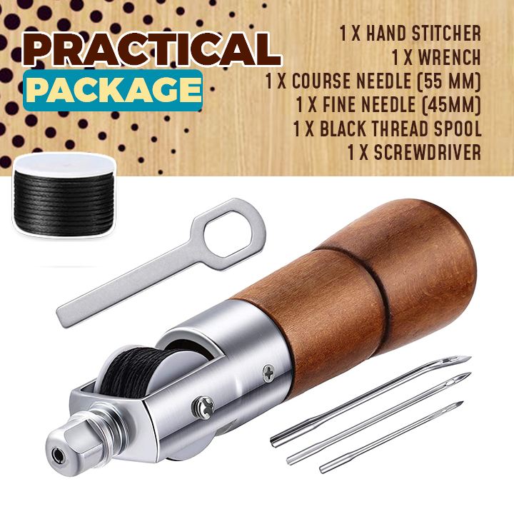 Leather Sewing Awl Hand Stitcher Set