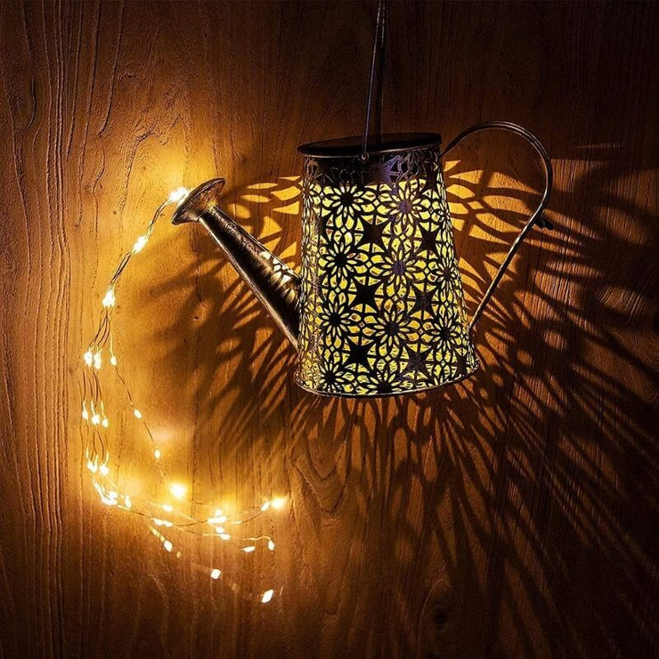 Solar Watering Can with Lights