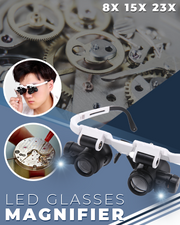 LED Glasses Magnifier