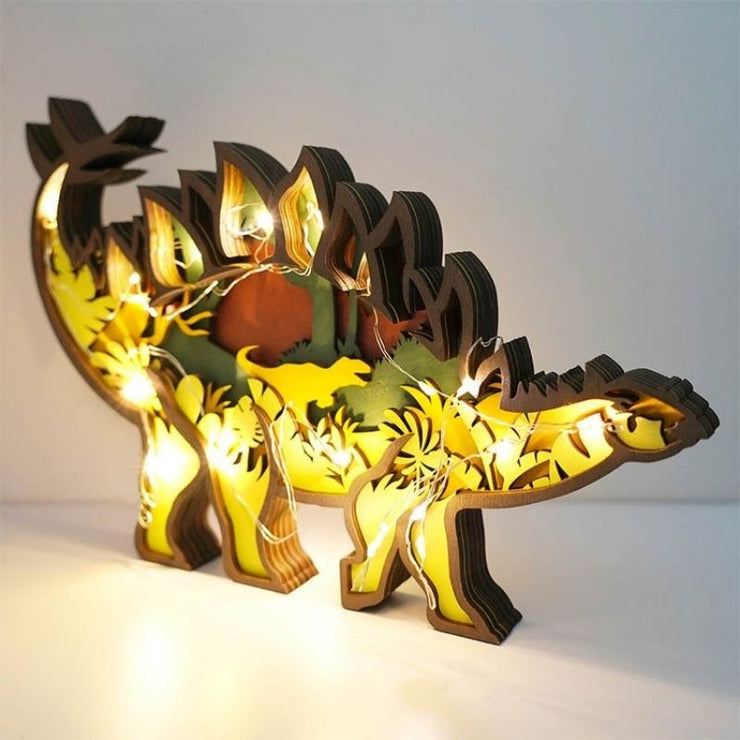 Stegosaurus Carving Handcraft Gift