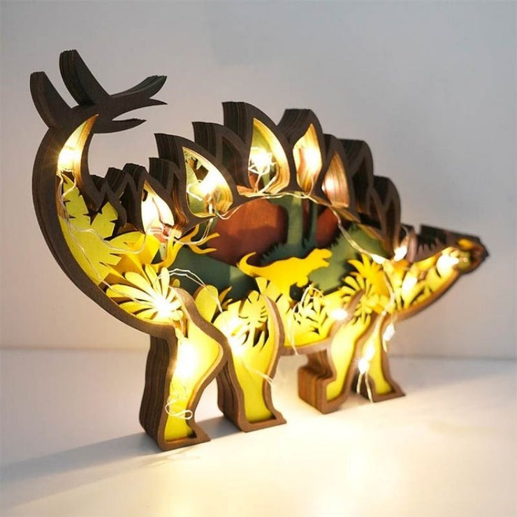 Stegosaurus Carving Handcraft Gift