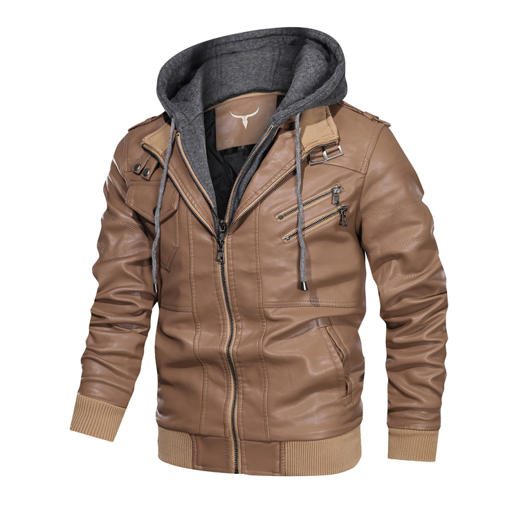 Premium Hooded Vindictation Leather Jacket