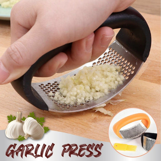 Stainless Steel Garlic Press