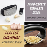 Stainless Steel Garlic Press