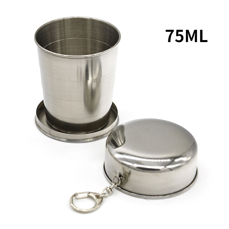 Stainless Steel Portable Folding Cup