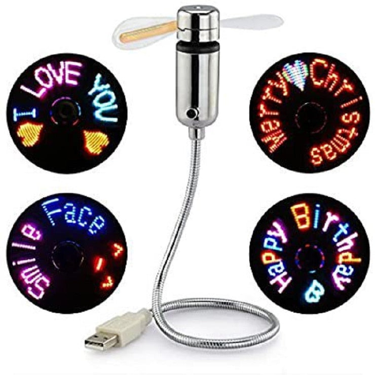 USB Clock Fan Fan