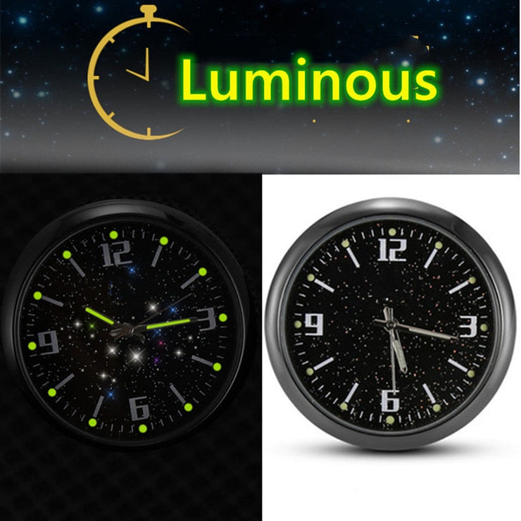 Glow-In-The-Dark Car Clock