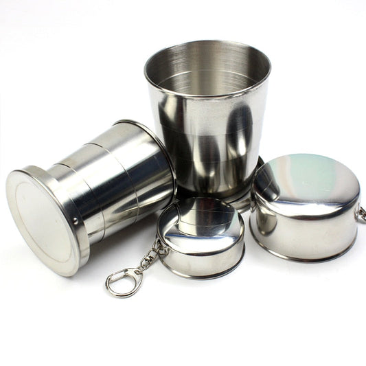 Stainless Steel Portable Folding Cup