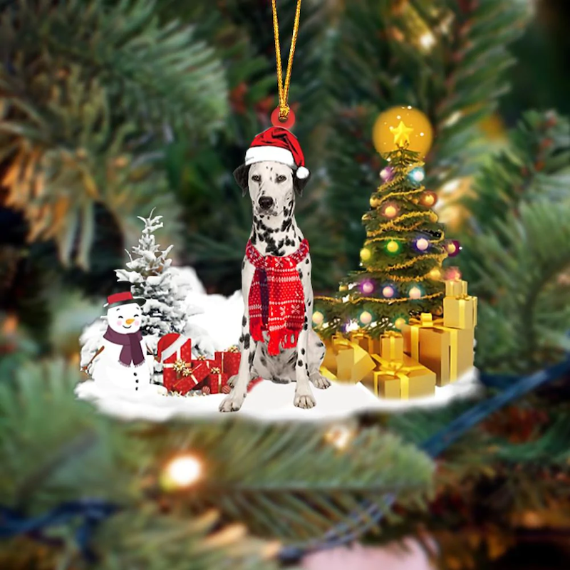 Dalmatian Christmas Ornament SM030