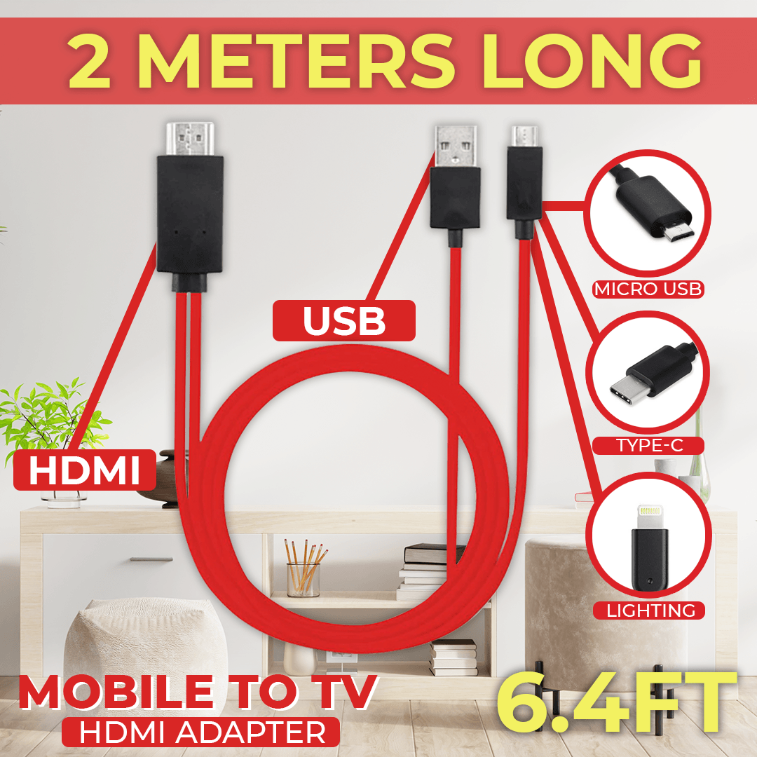 Mobile to TV HDMI Adapter