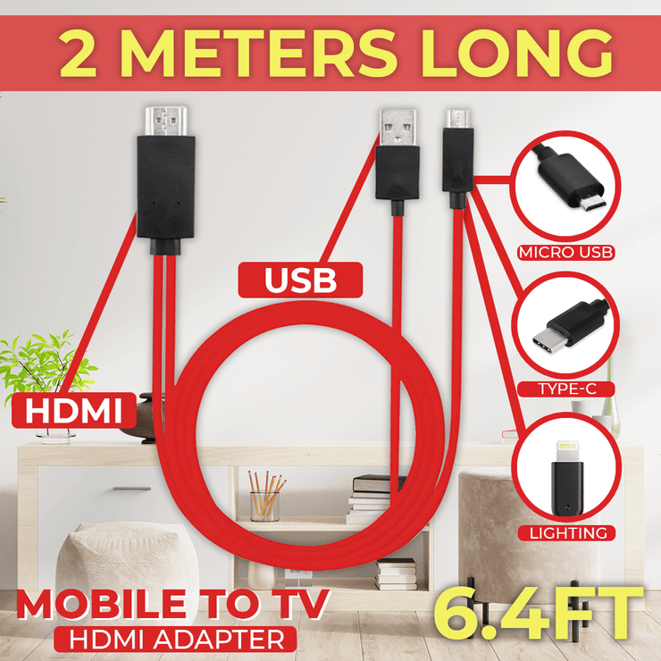 Mobile to TV HDMI Adapter