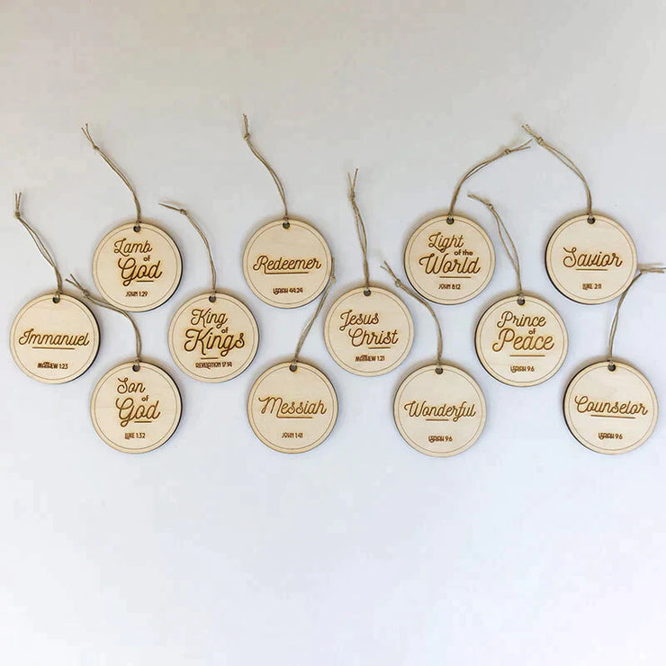 Names Of Jesus Ornaments