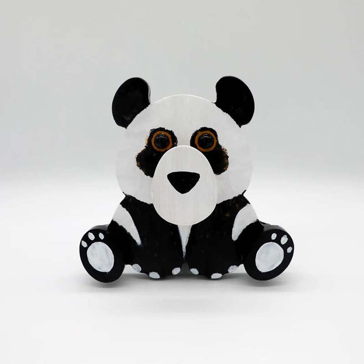 Handmade Glasses Stand Lovely Panda