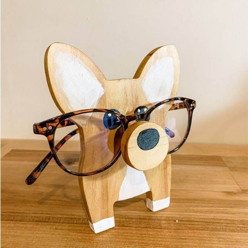 [Free Gift] Handmade Glasses Stand Corgi