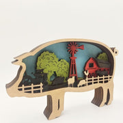 Piggy Carving Handcraft Gift