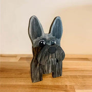 Handmade Glasses Stand Lovely Schnauzer