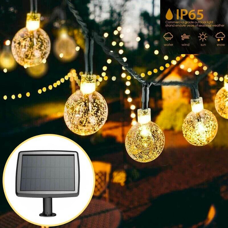 Solar Powered Led Outdoor String Lights