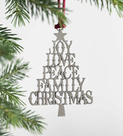 [Special Offer] Solid Pewter Christmas Tree Ornament