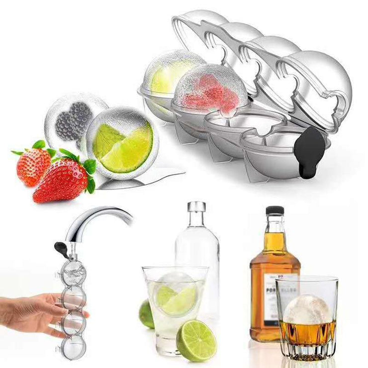 Whisky 4-Slot Ice Ball Maker