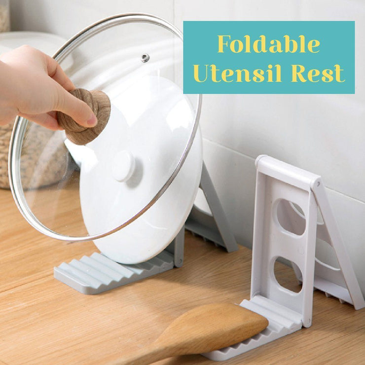 Foldable Kitchen Utensil Rest