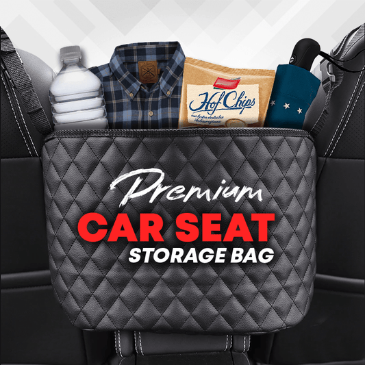 Premium Car Seat Storage Bag & Net