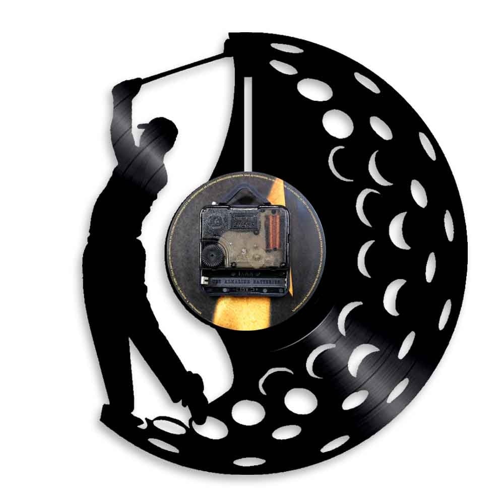 Golf Paradise Swing LED Vinyl Clock (No LED)