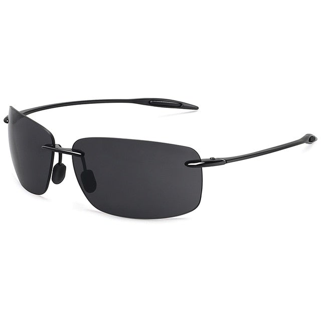 Golf Paradise Minimal Sport Sunglasses (Black)