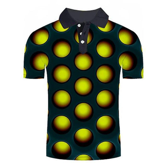 Golf Paradise Cooltech Loud Disco Shirt (Yellow)