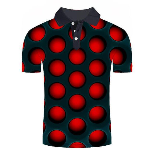 Golf Paradise Cooltech Loud Disco Shirt (Red)